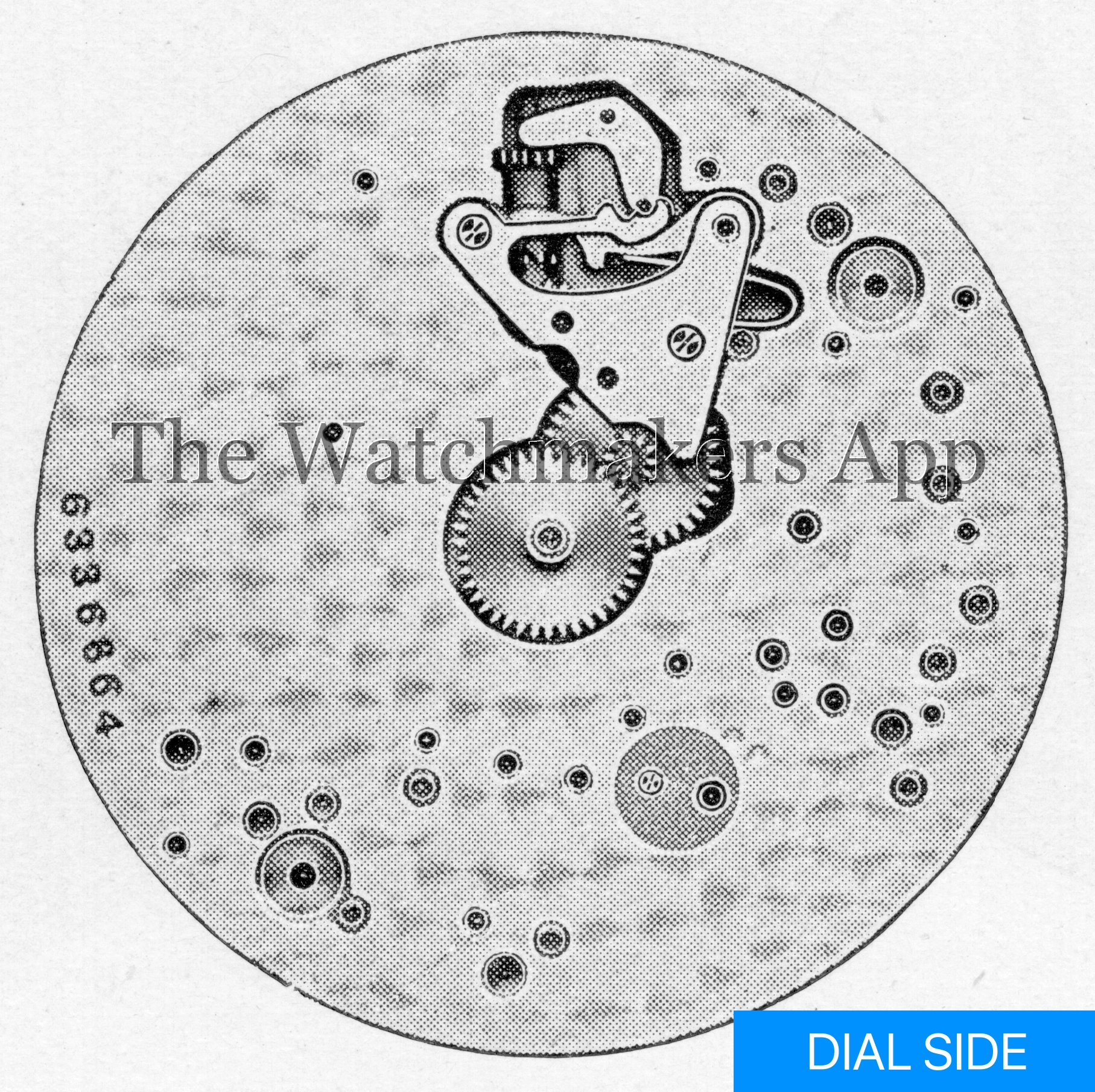 Omega 38 M open face