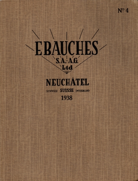 Ebauches SA 1938 watch parts catalogue #4