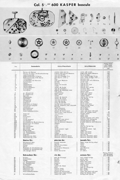 Kasper brochure typical page