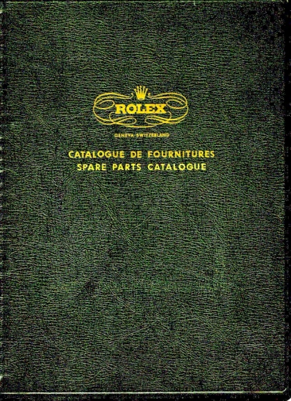 Rolex spare parts catalogue